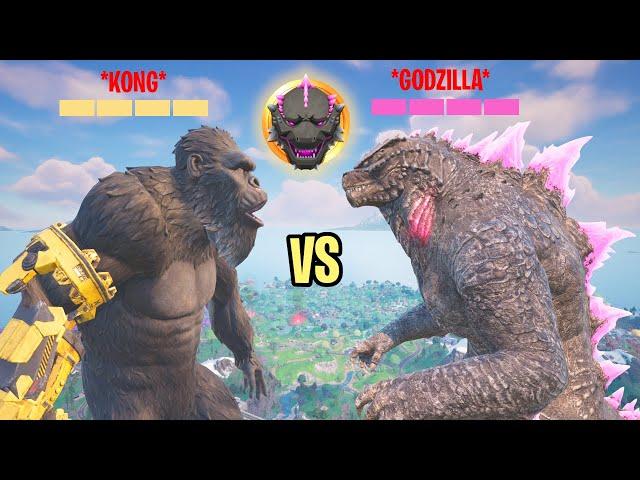 The GODZILLA VS KONG Boss Challenge In Fortnite