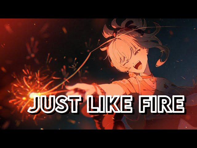 『AMV』Just Like Fire (warriors light em up) || Anime Mix