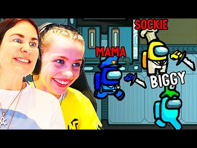 MAMA AND SOCKIE GOT IMPOSTOR - Among Us Gaming w/ The Norris Nuts