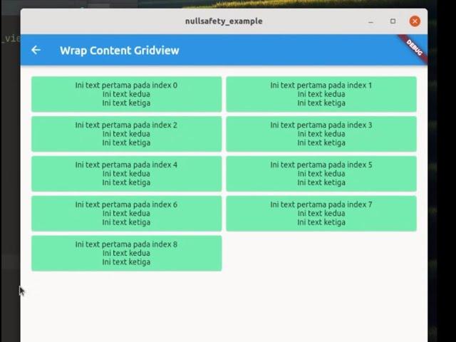 Flutter | Wrap Content GridView