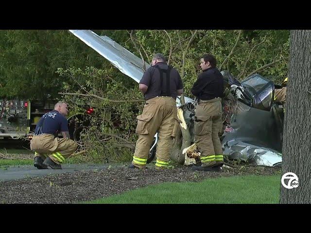Single-engine plane crash in Novi sends pilot to hospital