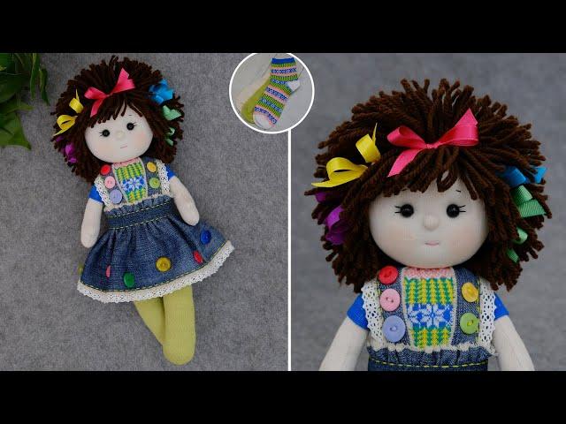 I love her  Bright as summer  DIY Lovely doll No pattern, no sewing machine