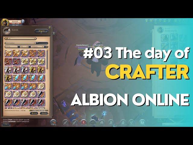 Crafting .3 items and selling them I Albion Online