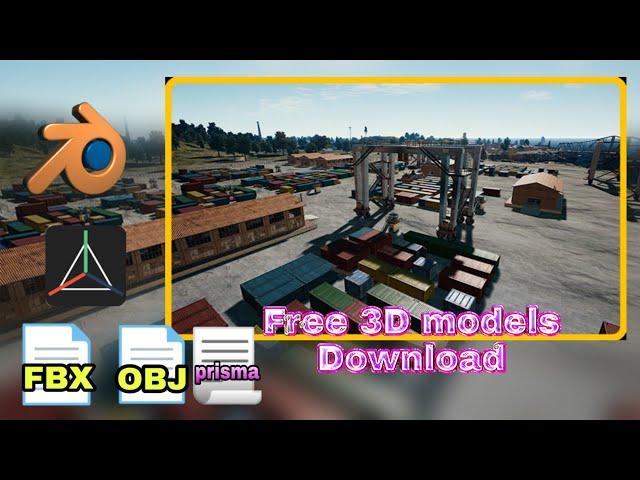 Georgopol pubg 3d models prisma3d Blender fbx obj prisma free download