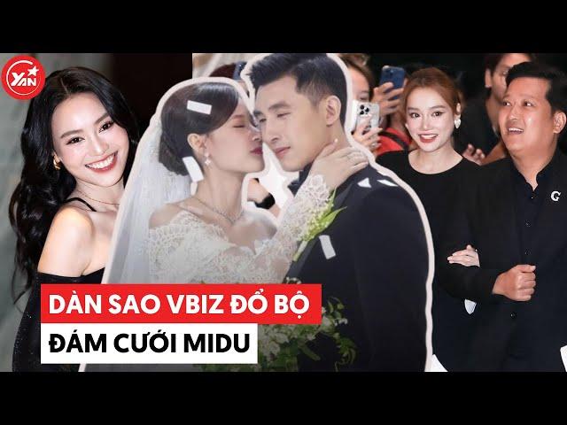 Dàn sao Vbiz đổ bộ đám cưới Midu: Trường Giang - Nhã Phương chiếm "spotlight", Lan Ngọc rạng rỡ