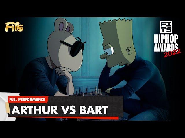 Arthur and Bart Simpson get into a rap battle at the awards! | FITS HIP HOP AWARDS 2022