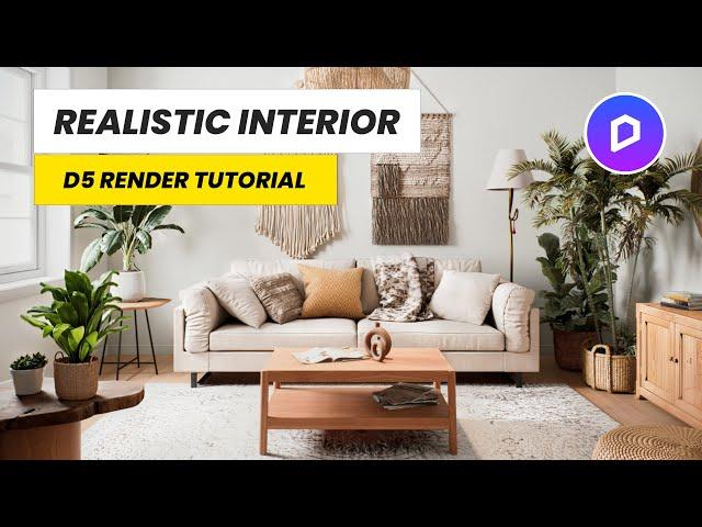 How I Create this Realistic Interior 3D Render - Full Beginners Tutorial