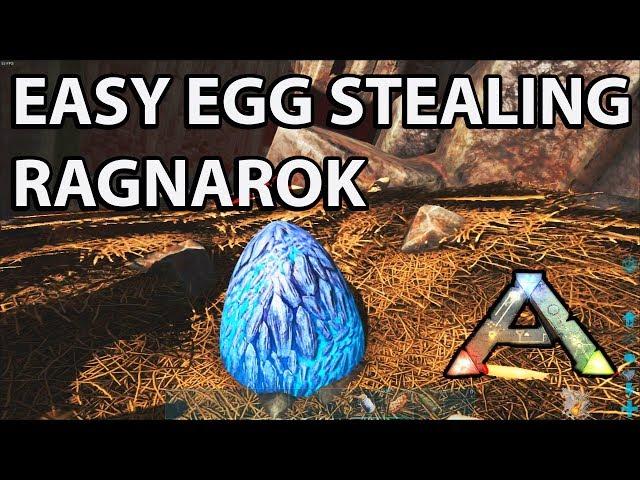 Stealing Wyvern Eggs Solo in Ragnarok the Easy Way: Ark Survival Evolved How to and Tips