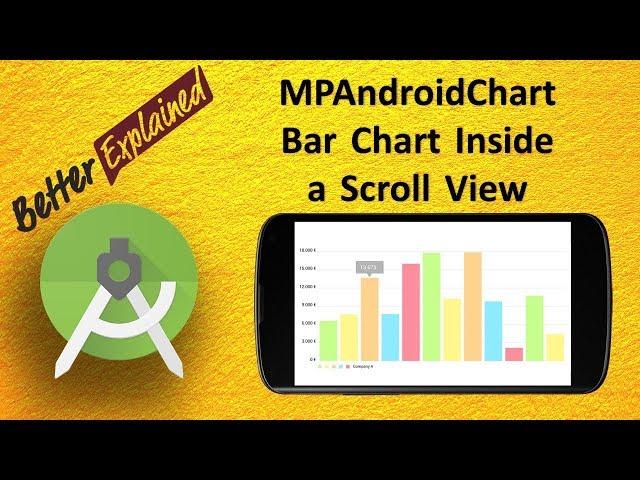 MPAndroidChart Tutorial Better Than Android GraphView 12- Bar Chart Inside a ScrollView