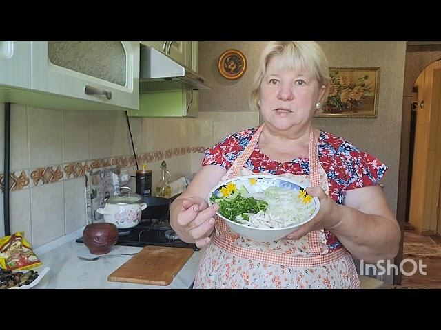 Очень вкусный салат из баклажан.