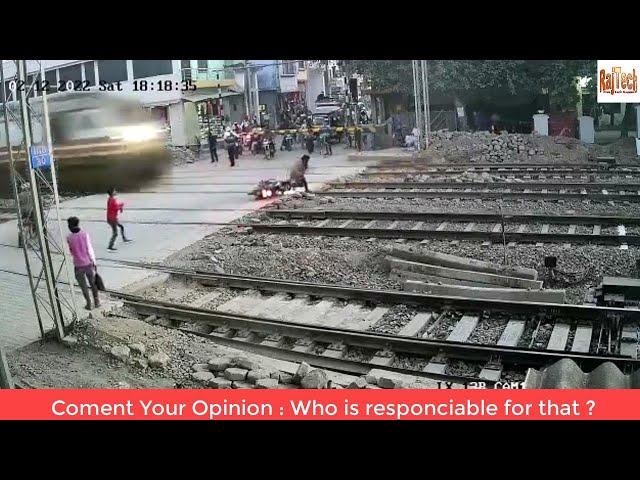 Train Accidents compilation 2022 | God Help Him | RajTech