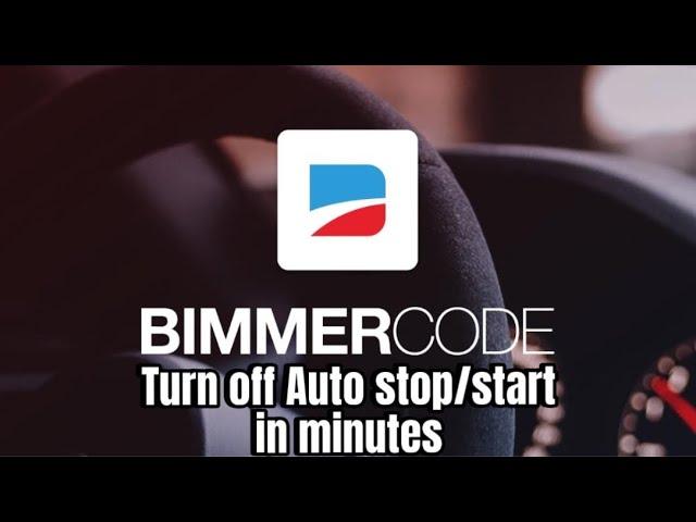 How to turn auto stop start off using bimmercode easy car coding