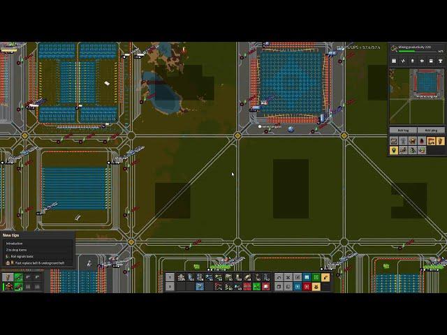 Factorio Base Tour - Nonrectangular's 6k SPM Belt & Train Megabase