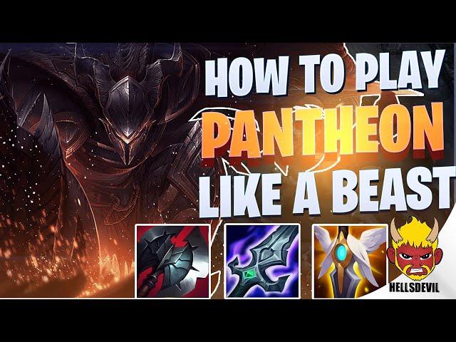 WILD RIFT | How To Play Pantheon Like a BEAST! | Challenger Pantheon Gameplay | Guide & Build