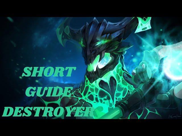 7.32 Outworld Destroyer Short Guide | Dota 2