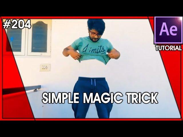 Simple Magic trick using masking technique - After Effects tutorial by Balu Prime