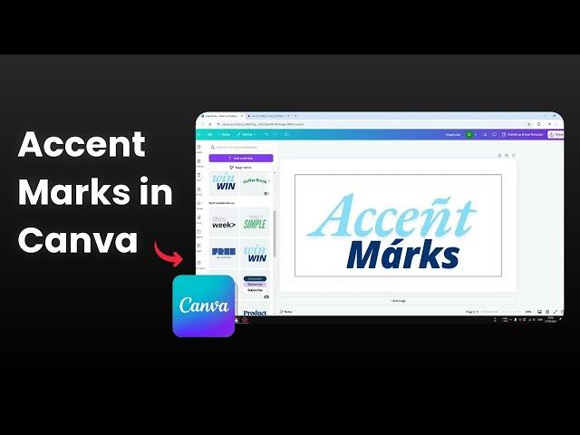 How to Add Accent Marks in Canva