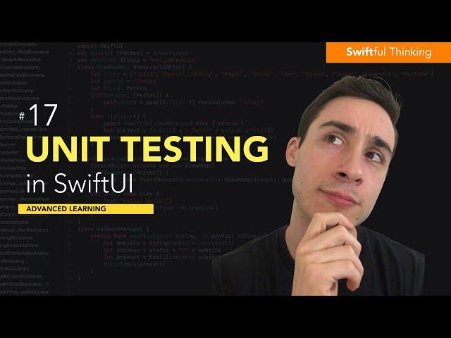 Unit Testing a SwiftUI application in Xcode | Advanced Learning #17