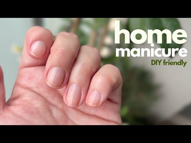 My quick maintenance manicure at home!