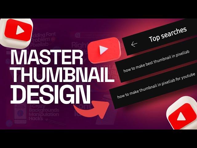 How to Design Youtube Thumbnail For FREE on your smartphone Using Pixellab app