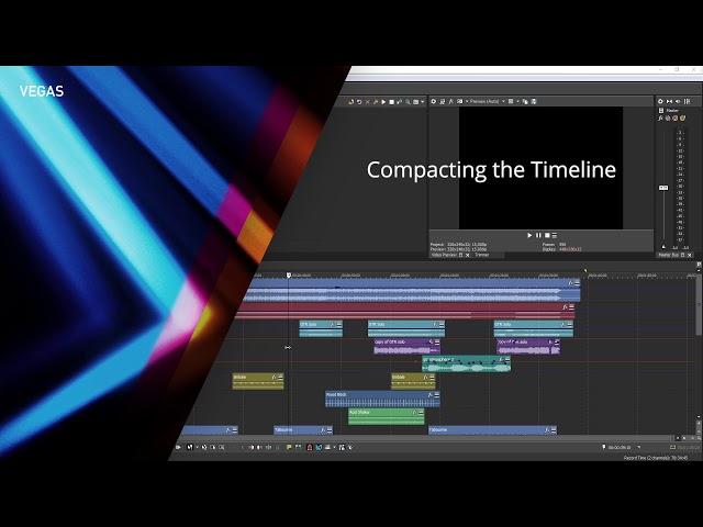 VEGAS Pro 16 – Compact timeline Tutorial (2019)