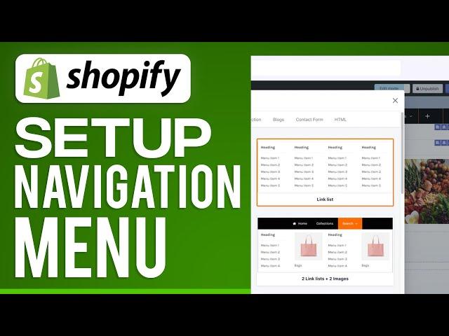 Shopify Navigation Tutorial 2024: How To Setup The Navigation Menu (For Beginners)