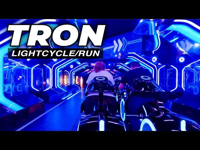 NEW TRON Lightcycle/Run FULL Ride POV [4K] Magic Kingdom Walt Disney World  Roller Coaster