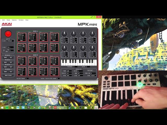 MPK Mini MK2 Editor Tutorial | Map your Pads the old way! | (Use 'MPC Beats' for MPK Mini MK3)