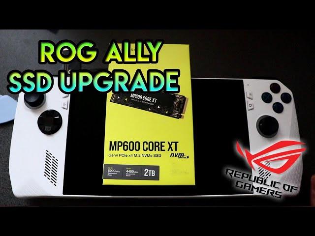 Asus Rog Ally 2TB SSD Upgrade Tutorial