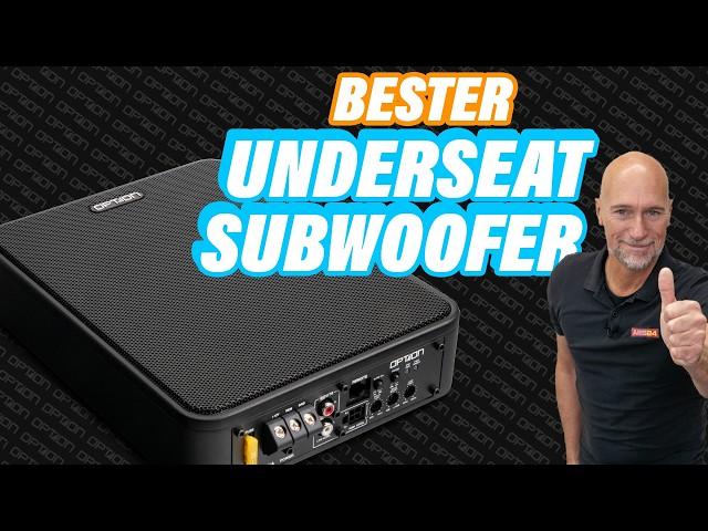 Underseat Subwoofer - Active & Passive: OPTION DRIVE 7.6 UA | ultra compact & great bass