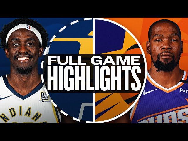 PACERS at SUNS | FULL GAME HIGHLIGHTS | December 19, 2024