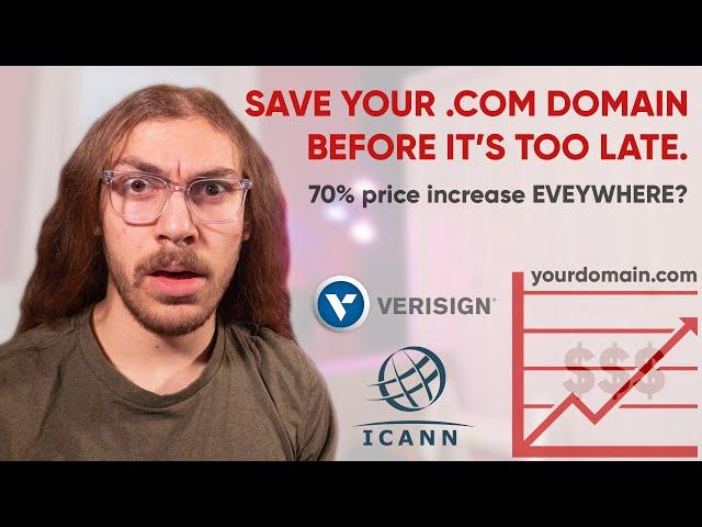 .COM Domain Prices Skyrocketing 70%?? | ICANN Verisign Drama