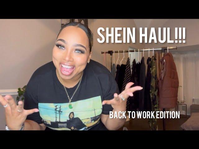 Plus-size SHEIN HAUL. Business casual edition