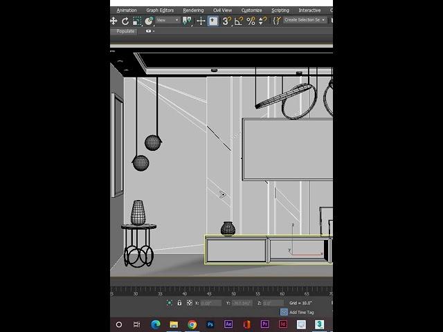 3d max interior modeling Tutorial for beginners