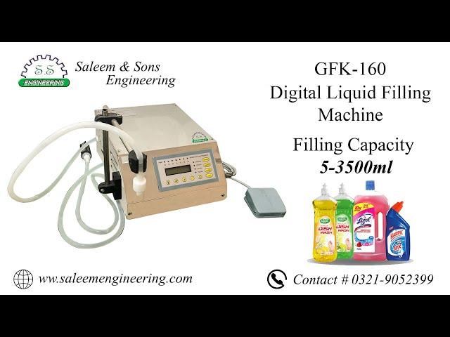 How To Operate GFK-160 Liquid Filling Machine