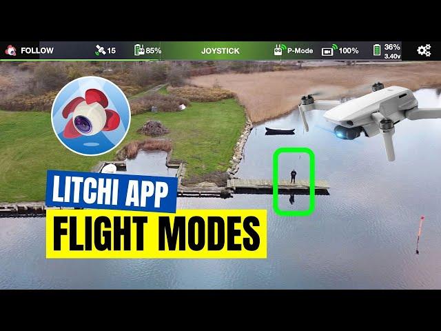 Mavic Mini Litchi App Flight Modes (Follow Me, Panorama 360, Orbit, Focus Mode, and Active Track)