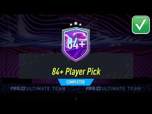 84+ PLAYER PICK SBC SOLUTION *NEW* - FIFA 22 84+ PLAYER PICK SBC