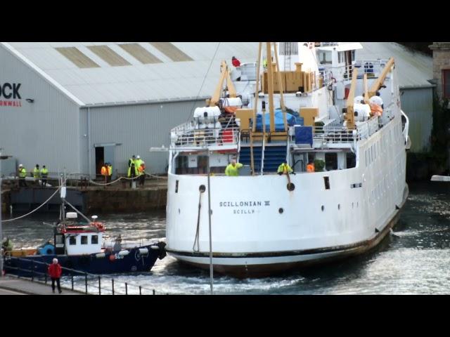 Scillonian III, Penzance,  Dry Dock 2nd December 2021, Part 5 of 5