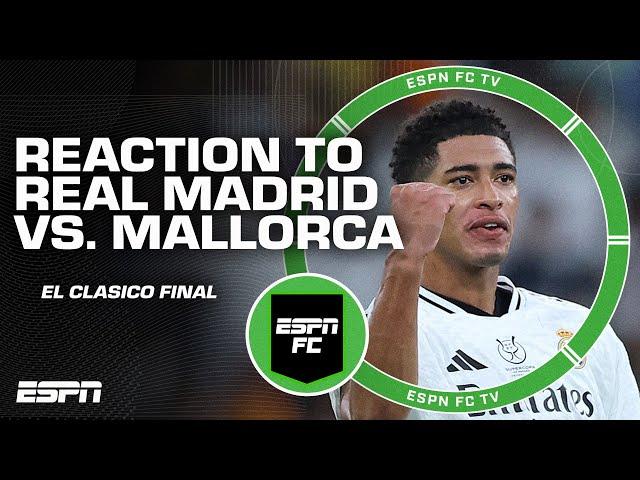 Real Madrid were 'TOO STRONG' for Mallorca, will play Barcelona in Supercopa Final | ESPN FC