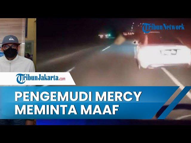 Pengemudi Mercy yang Halangi Ambulans Meminta Maaf: Saya Tidak Ada Niat Mengalangi