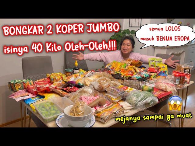 BONGKAR KOPER YANG ISINYA 40kg OLEH2 DARI INDONESIA‼️GA HABIS PIKIR BISA BAWA INI SEMUA KE AUSTRIA