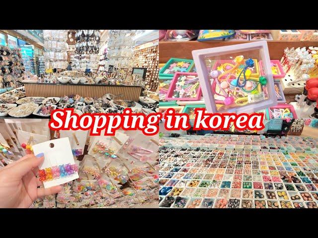 Shopping in korea  vlog, Korean Accessories Shop , Cute hairclips, Earrings & keyrings