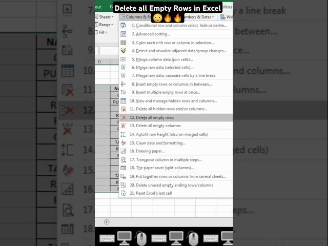 Excel Tricks #excel #viralshort #trend #microsoft #msoffice #yt #ytshort #vlookup #datavalidation