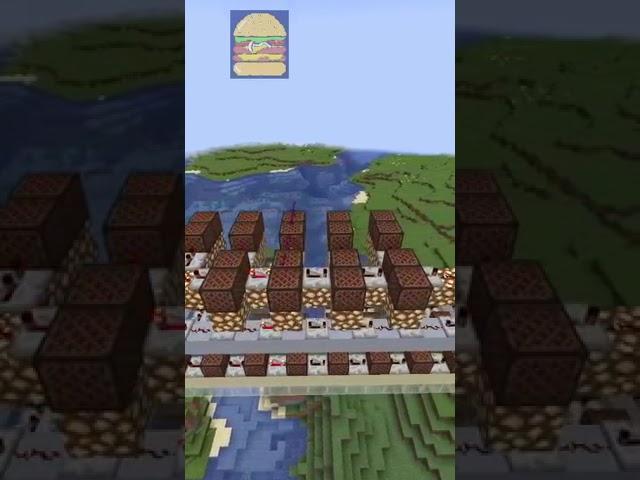 Steve's Going to London by AJR -- Minecraft note block cover