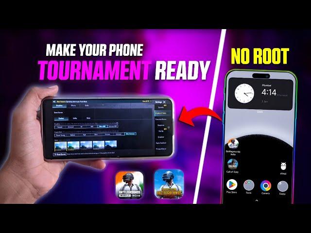 [No Root] Convert Any Phone into a GAMING PHONE - For Competitive Players Fix Lag in PUBG/bgmi