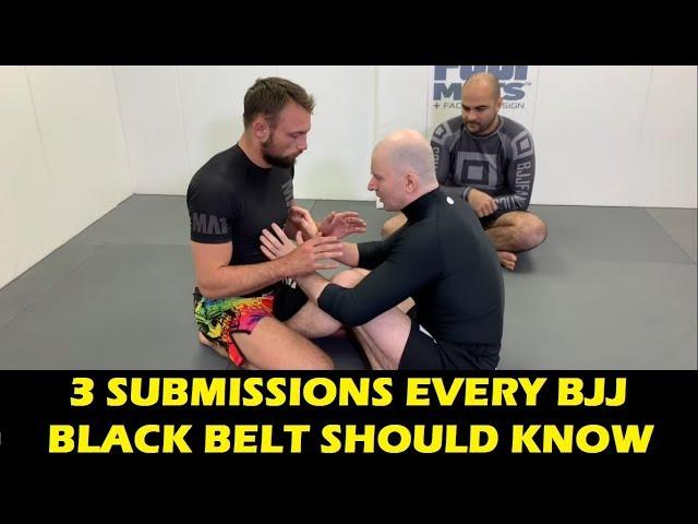 3 Submissions Every BJJ Black Belt Should Know by Craig Jones, Bernardo Faria & John Danaher