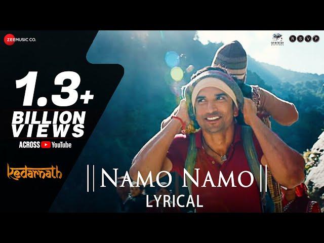 Namo Namo - Lyrical | Kedarnath | Sushant Rajput | Sara Ali Khan | Amit Trivedi | Amitabh B