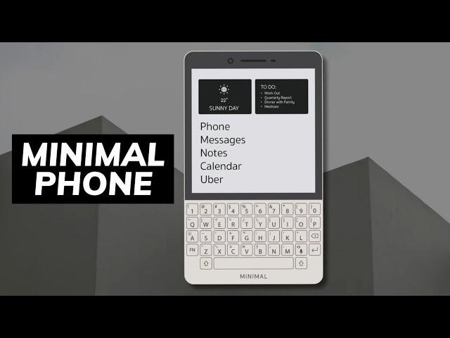 MINIMAL PHONE - Everything we know so far