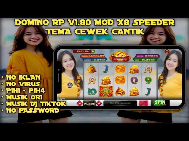 Full Musik DJ Tiktok || Domino Rp v1.80 Mod x8 Speeder - Tema Cewek Cantik - No Password