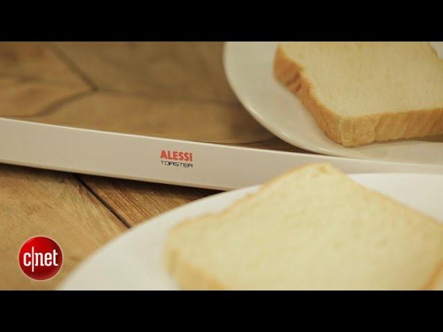 Toast bread in artful Italian style